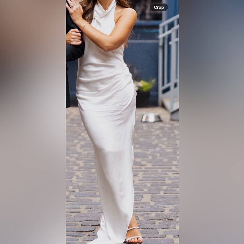 Amanda Uprichard Samba Gown in Ivory
